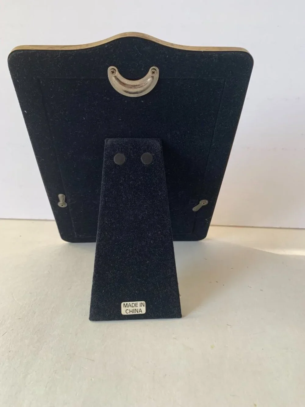 Vintage BURNES State Street Gold Solid Brass 5x7